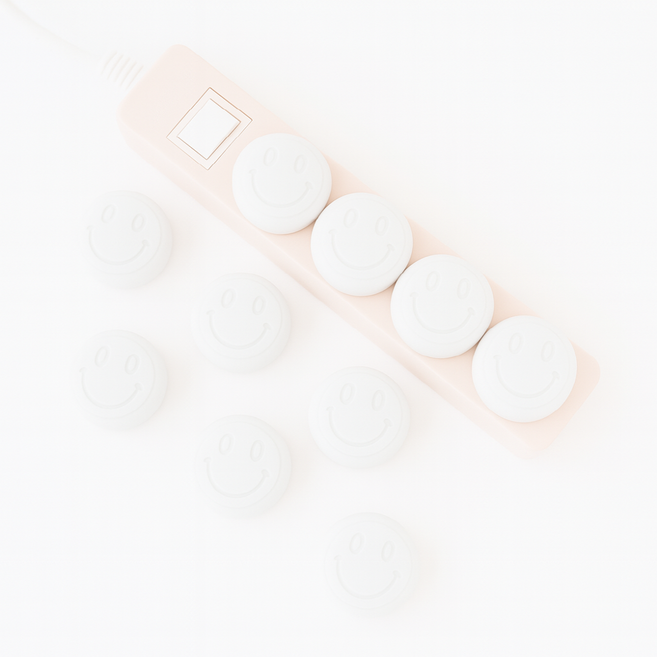 주식회사아텍스 국산 실리콘 콘센트 안전커버, 10개, 화이트