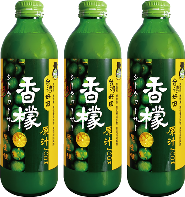 TAIWAN SWEET FARM 台灣好田 香檬原汁, 300ml, 3瓶