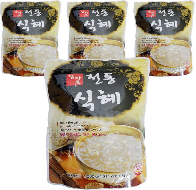 파낙스 참다음 전통식혜, 790ml, 4개