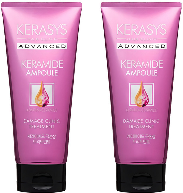 케라시스 케라마이드 극손상 클리닉 트리트먼트, 200ml, 2개