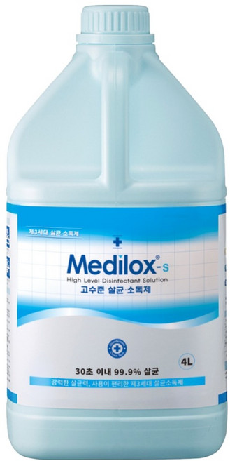 메디록스 S 일반용 고수준 살균 소독제 탈취제 리필, 4L, 1개