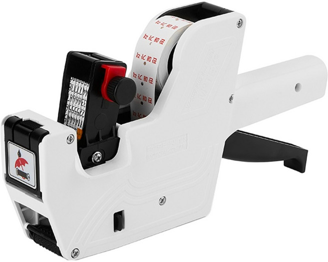 모텍스 가격표시기 화이트 8열 MX-5500 PLUS + 라벨지 세트, 500칸, 1개