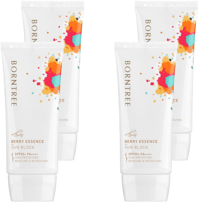 본트리 베리 에센스 선블럭 SPF50+ PA++++, 50ml, 4개