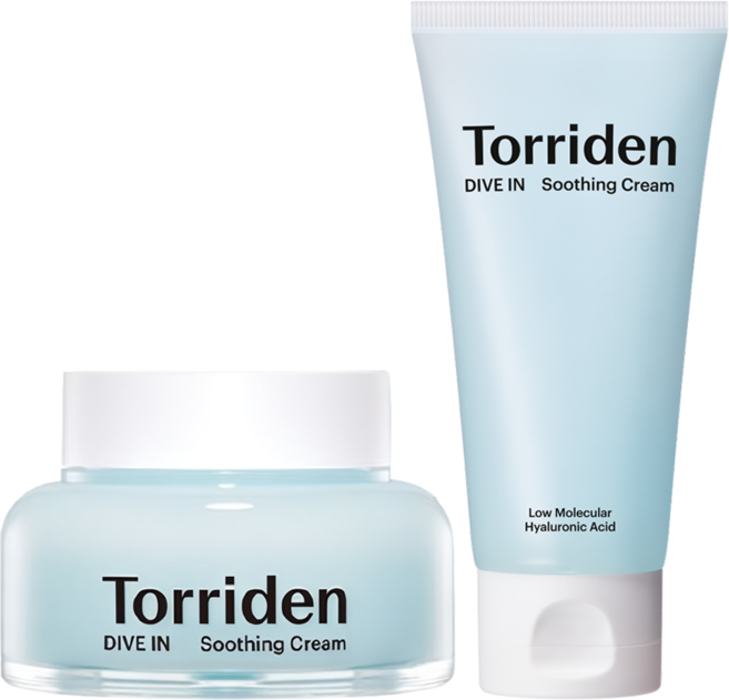 Torriden 桃瑞丹 官方直營 5D微分子玻尿酸保濕舒緩凝霜2件組, 200ml, 1組