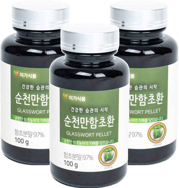 미가식품 순천만 함초환, 3개, 100g