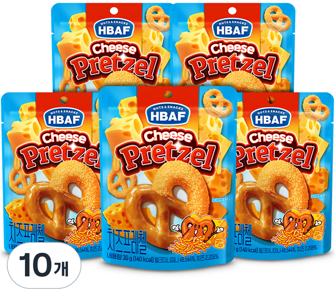HBAF 起司蝴蝶餅, 30g, 10個