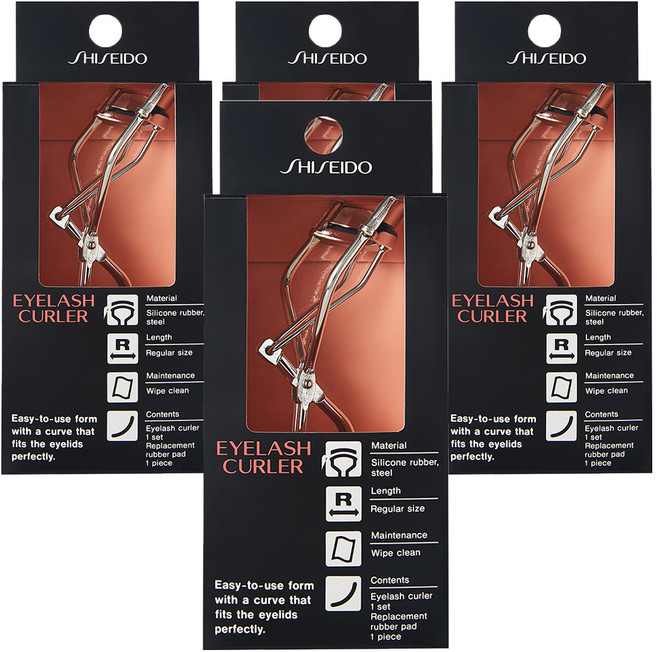 시세이도 아이래쉬 컬러 뷰러, 혼합색상, 4개