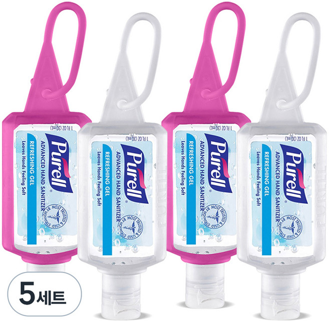 퓨렐 휴대용 손소독제 젤리랩 4p, 30ml, 5개