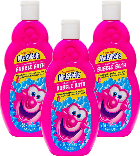 미스터버블 오리지널 유아용 거품목욕제, 473ml, 3개