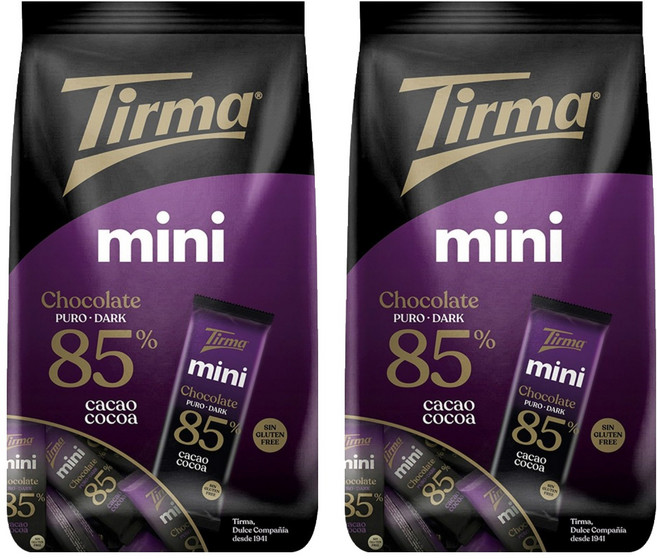 미니 다크 초콜릿 85% 카카오, 180g, 2개