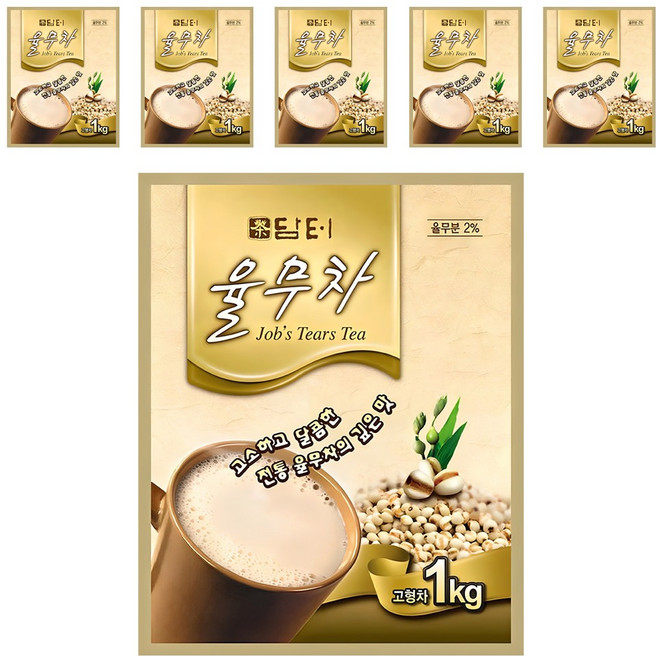 담터 율무차 /자판기용.국산차, 1kg, 1개입, 6개