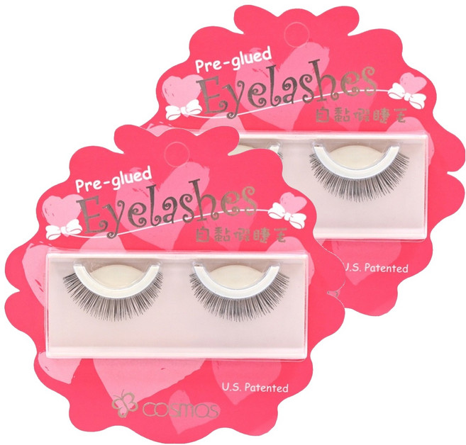 台灣 COSMOS 自黏假睫毛, V-2, 2組
