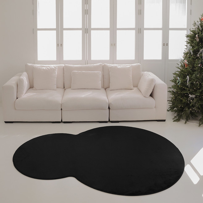 가온길카페트 소프트 터치 밍크 스노우맨 카페트