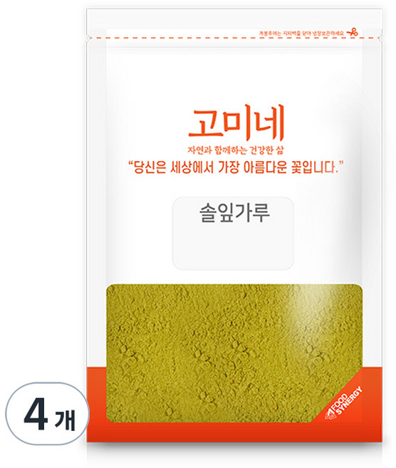 고미네 솔잎가루, 4개, 500g