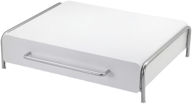 SHCJ 生活采家 CaféDeck 膠囊咖啡機抽屜置物架 大, 白色, 1個