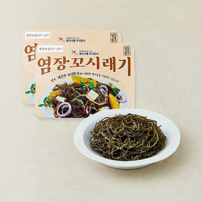 동오식품 염장 꼬시래기, 2개, 200g