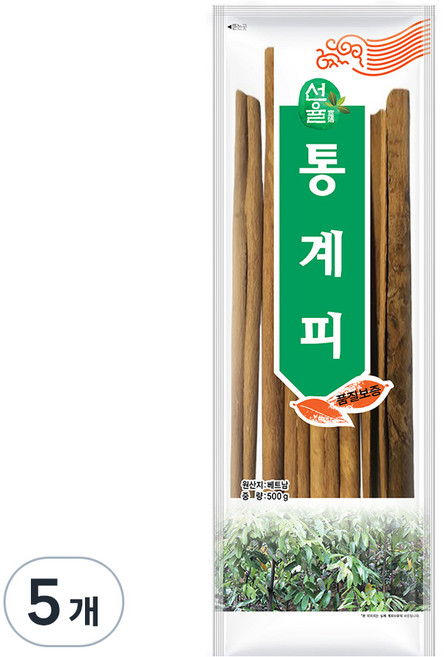 선율 통계피, 500g, 5개