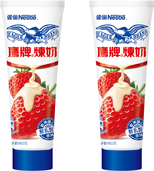 Nestle 雀巢 EAGLE BRAND 鷹牌 煉乳 原味, 170g, 2條