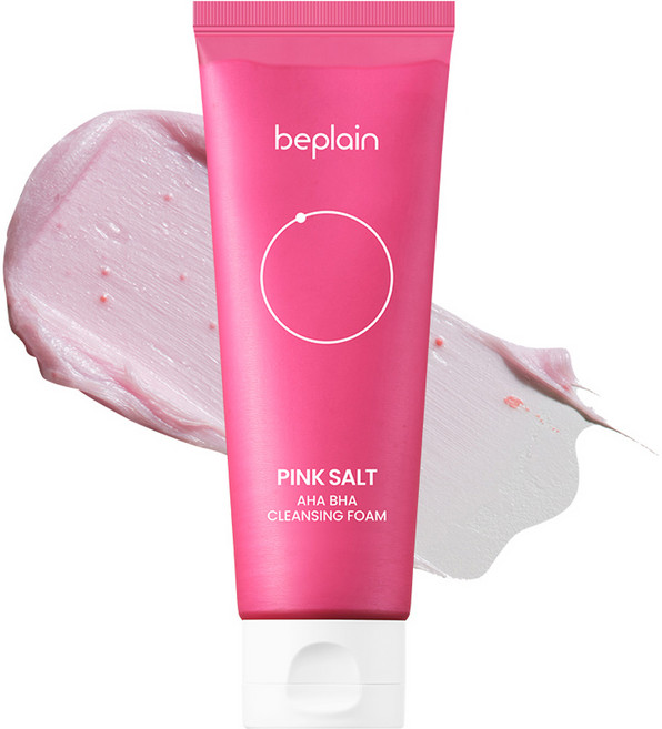 [비건뷰티] 비플레인 핑크솔트 아하 바하 클렌징폼, 120ml, 1개