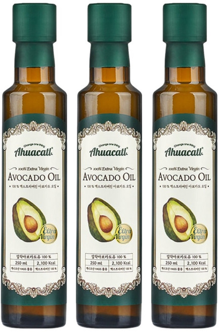 아보카도오일, 250ml, 3개