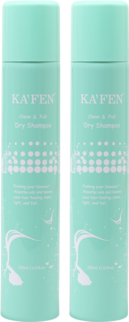 KA'FEN 卡氛 蓬鬆乾洗髮霧 無香氛, 300ml, 2瓶