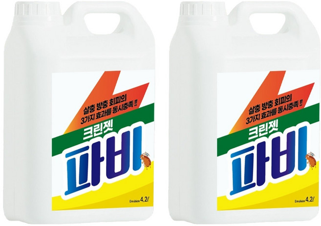 파비 가정용 다목적 살충제 4.2L, 2개, 1개입