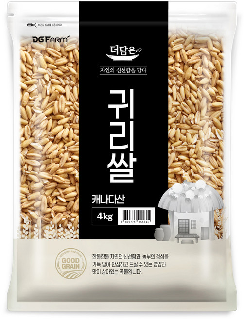 더담은 캐나다산 귀리쌀, 4kg, 1개