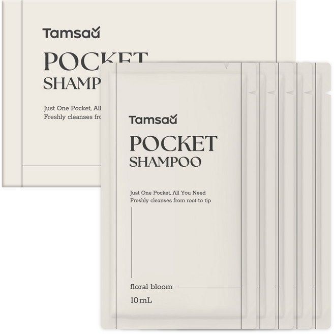 탐사 포켓 여행용 샴푸, 10ml, 50개
