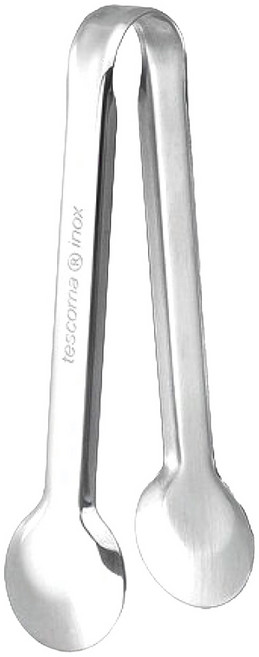 tescoma Presto不鏽鋼方糖夾 茶包夾 糕點夾 餅乾點心夾 12 x 3.5 x 2.8cm 30g, 1支