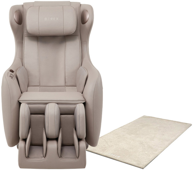 코웨이 비렉스 안마의자 마인플러스 + 러그 세트 방문설치, MC-B02, 샴페인 베이지