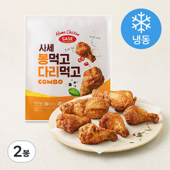 사세 봉 먹고 다리먹고 (냉동), 2개, 410g