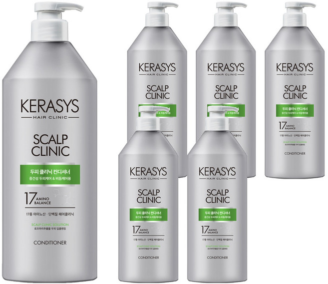 케라시스 두피 클리닉 단백질 컨디셔너, 750ml, 6개