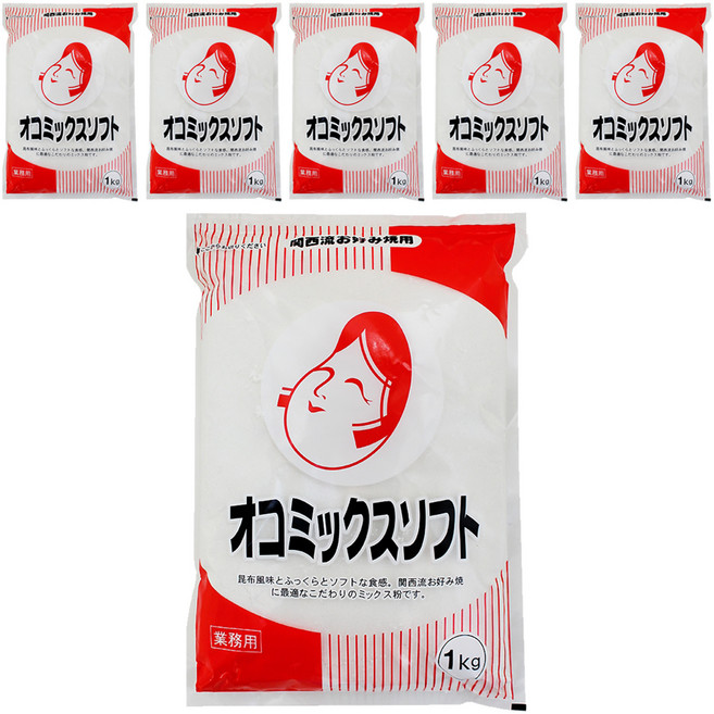 오타후쿠 오코믹스 소프트 파우더, 1kg, 6개