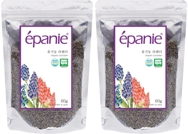 에빠니 유기농 라벤더 리필, 60g, 2개, 1개입