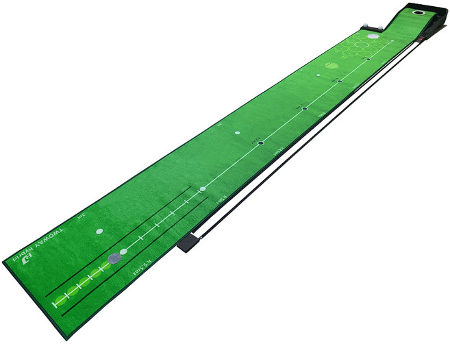 BJ 투웨이 하이브리드 골프 퍼팅연습기 핸디형, H504, 1개