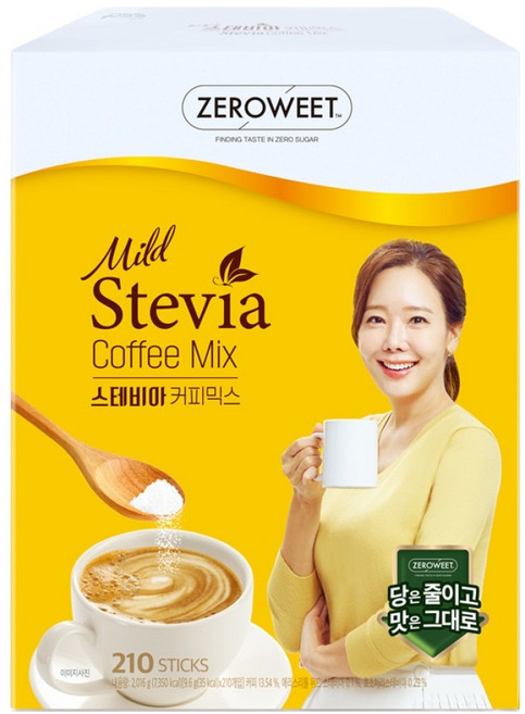 펄세스 마일드 스테비아 커피믹스, 9.6g, 210개입, 1개