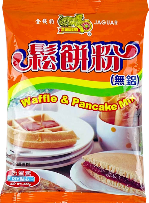 金錢豹 鬆餅粉, 500g, 1包