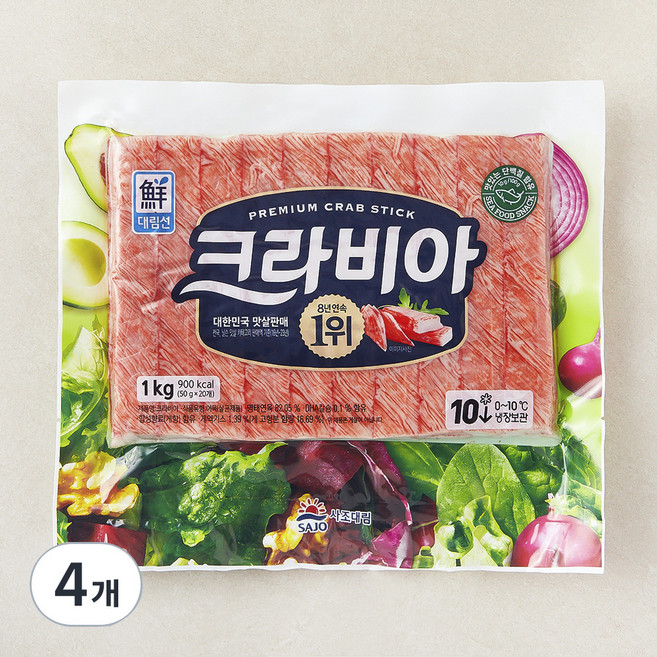대림선 크라비아, 1kg, 4개