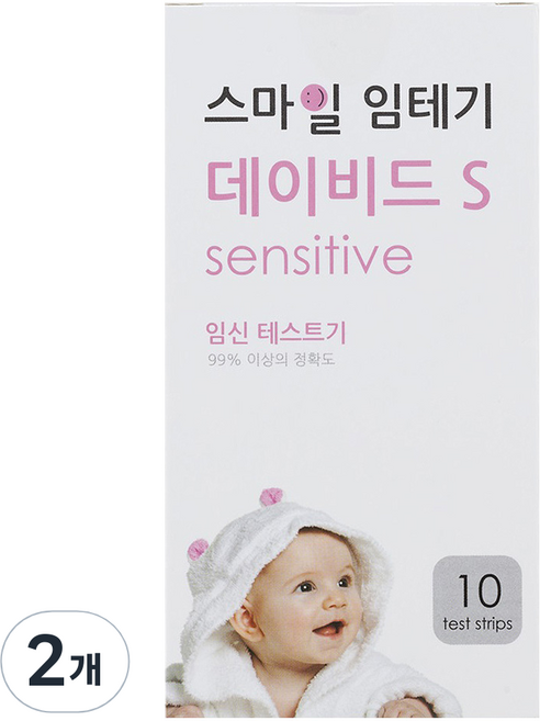 스마일랩 데이비드 S 임신테스트기, 10개입, 2개