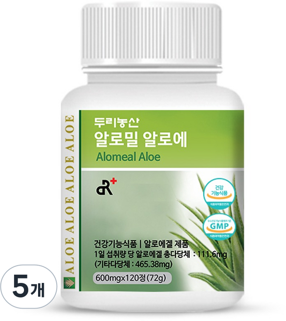 두리농산 알로밀 알로에, 72g, 5개