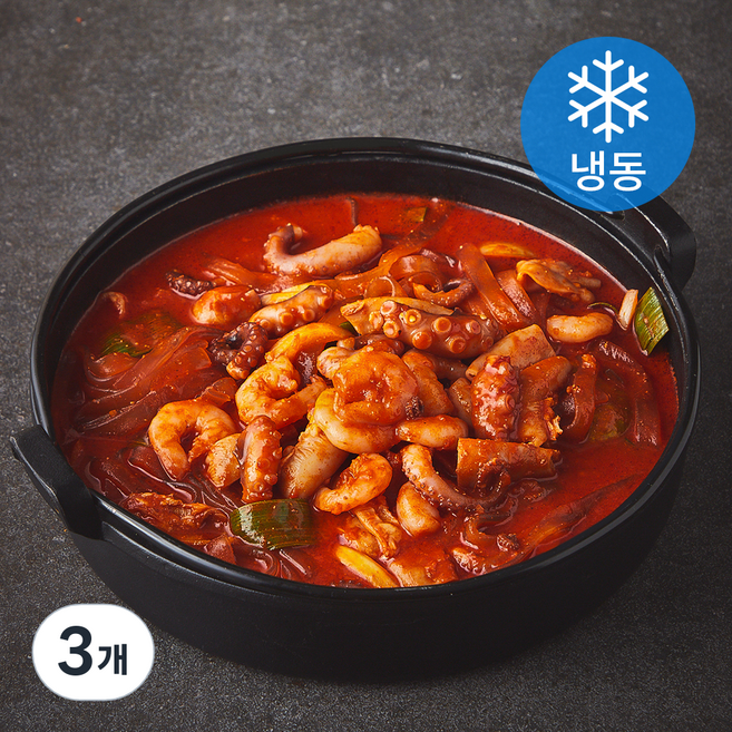 바다보소 다담플러스 부산아짐 낙곱새 (냉동), 3개, 770g