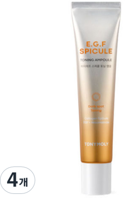 TONYMOLY EGF Spicul爽膚安瓶, 4個, 30ml
