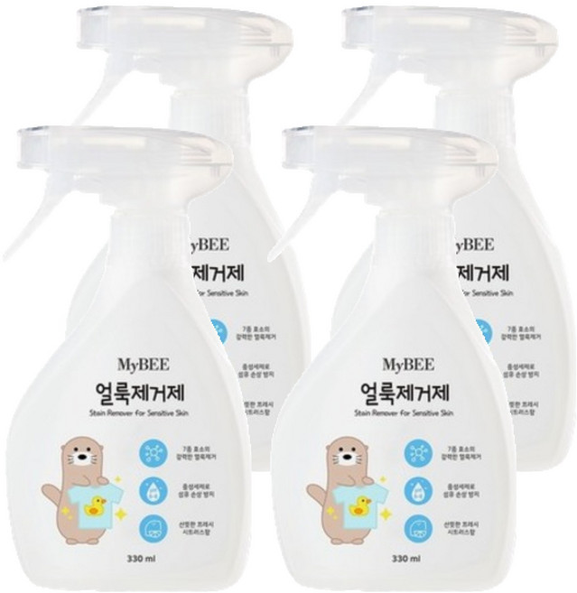 마이비 얼룩제거제, 330ml, 4개