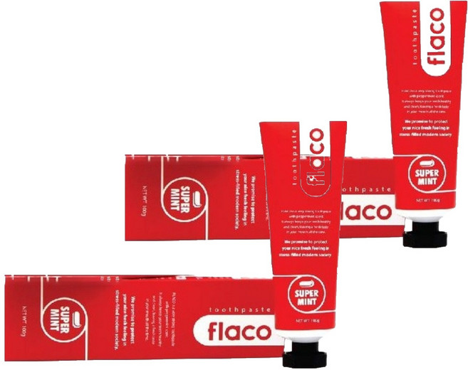 플라코 오리지널 치약, 100g, 2개