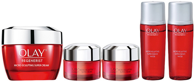 OLAY 歐蕾 滋潤緊緻優惠組 護膚霜50g + 護膚霜14g x 2 + 精華水18ml x 2, 1組
