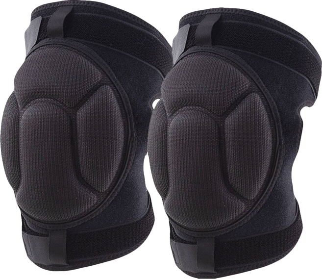 A-ZEAL 加厚防撞護膝, 1組, 黑色