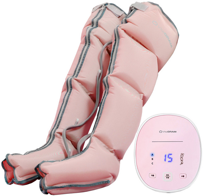 비타그램 에어그라운드 플러스 4방 마사지기, VG-AG0901P, 핑크