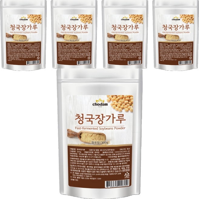 초담식품 청국장가루, 300g, 5개