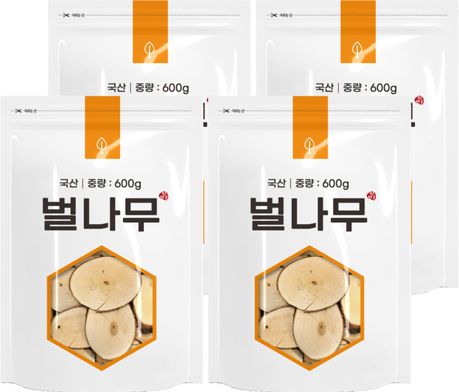 자연초 굵은 가지 산청목 벌나무, 600g, 4개
