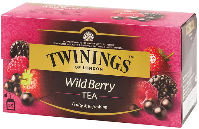 TWININGS 唐寧茶 綜合野莓茶, 2g, 25包, 1盒